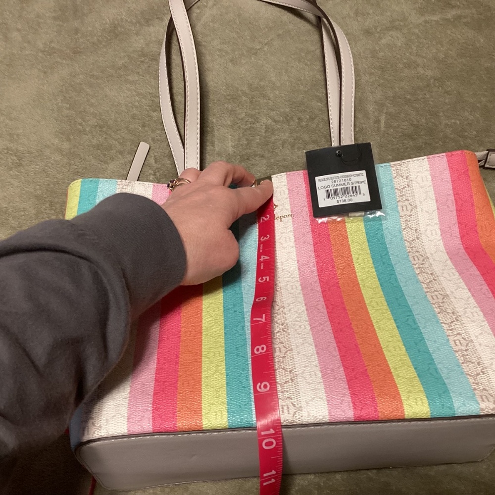 Nanette Lepore Multicolor Striped Shoulder Bag - Picture 6 of 16